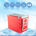 Outdoor Multi-function Rolling Cooler Upgraded Stool Red camping Picnic Folding Ice Box Table